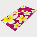 Custom Microfiber Floral Print Beach Towel