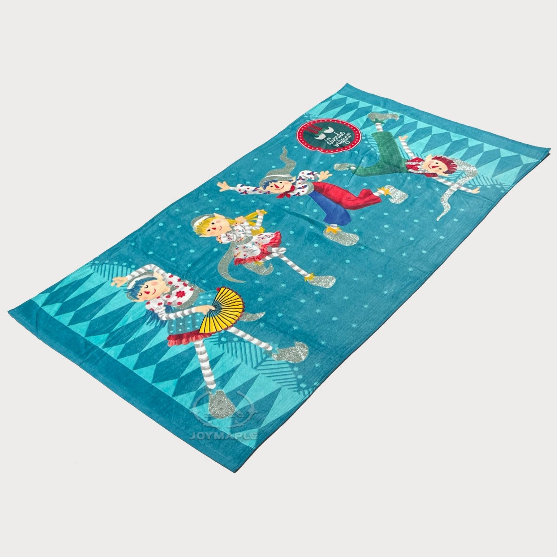 Custom ‌Glitter Design Kids Beach Towel