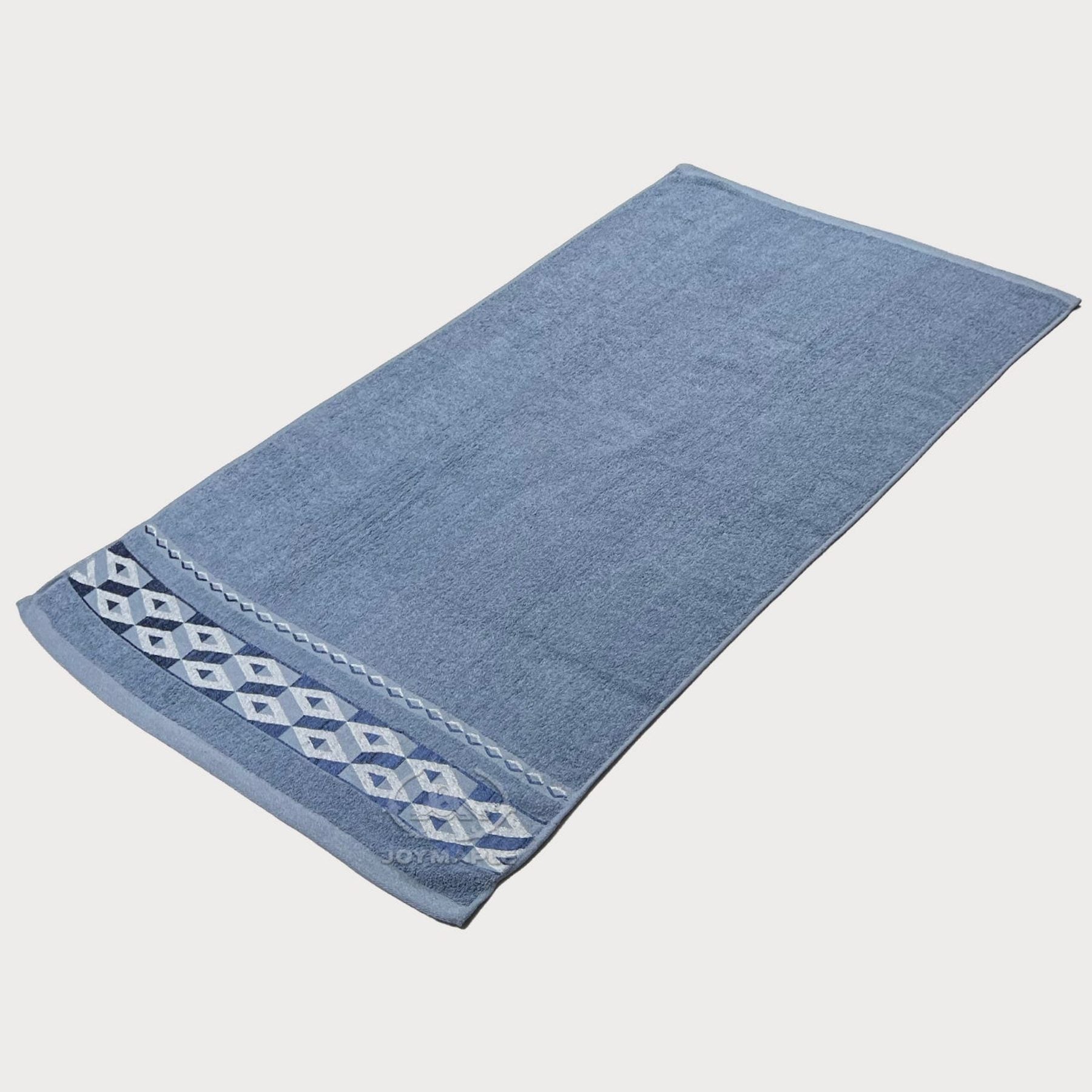 Solid Bath Towel with Dobby Border Single Sides Manufacturer