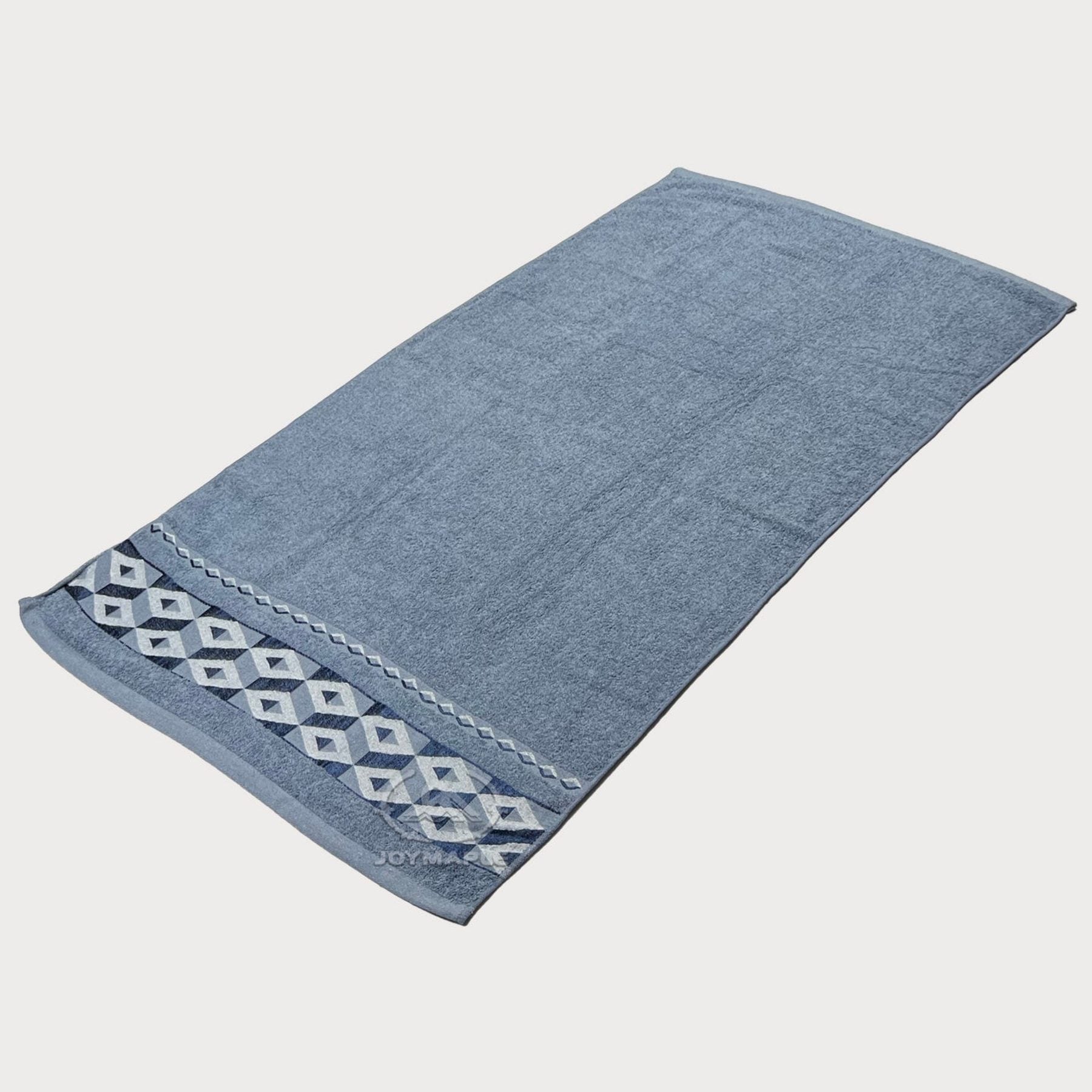 Solid Bath Towel with Dobby Border Single Sides Manufacturer