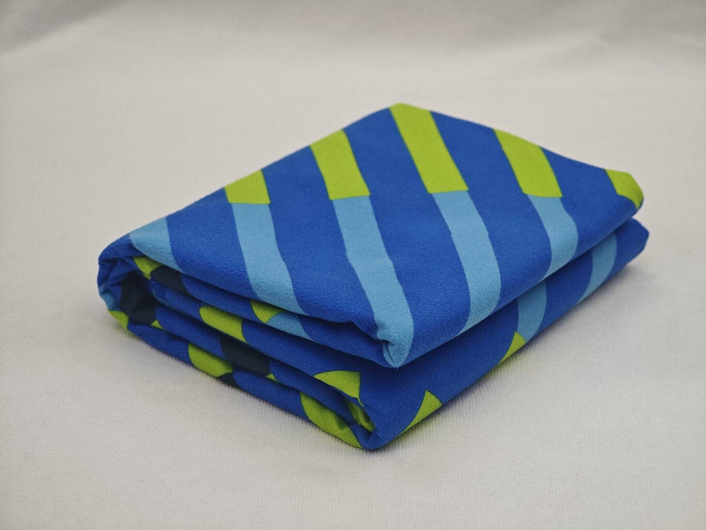 Geometric Printed Suede Microfiber Beach Towels