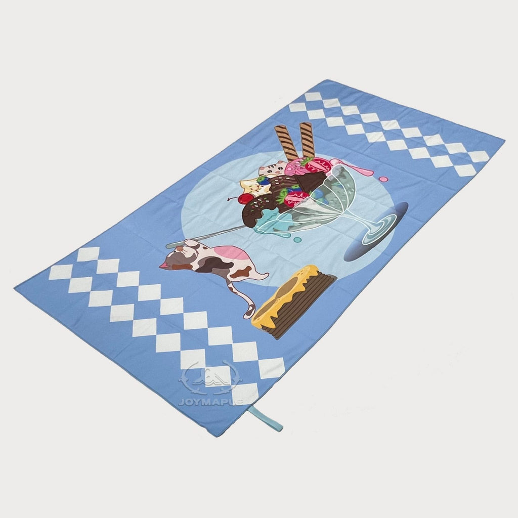 Customizable Cute Printed Suede Microfiber Beach Towels
