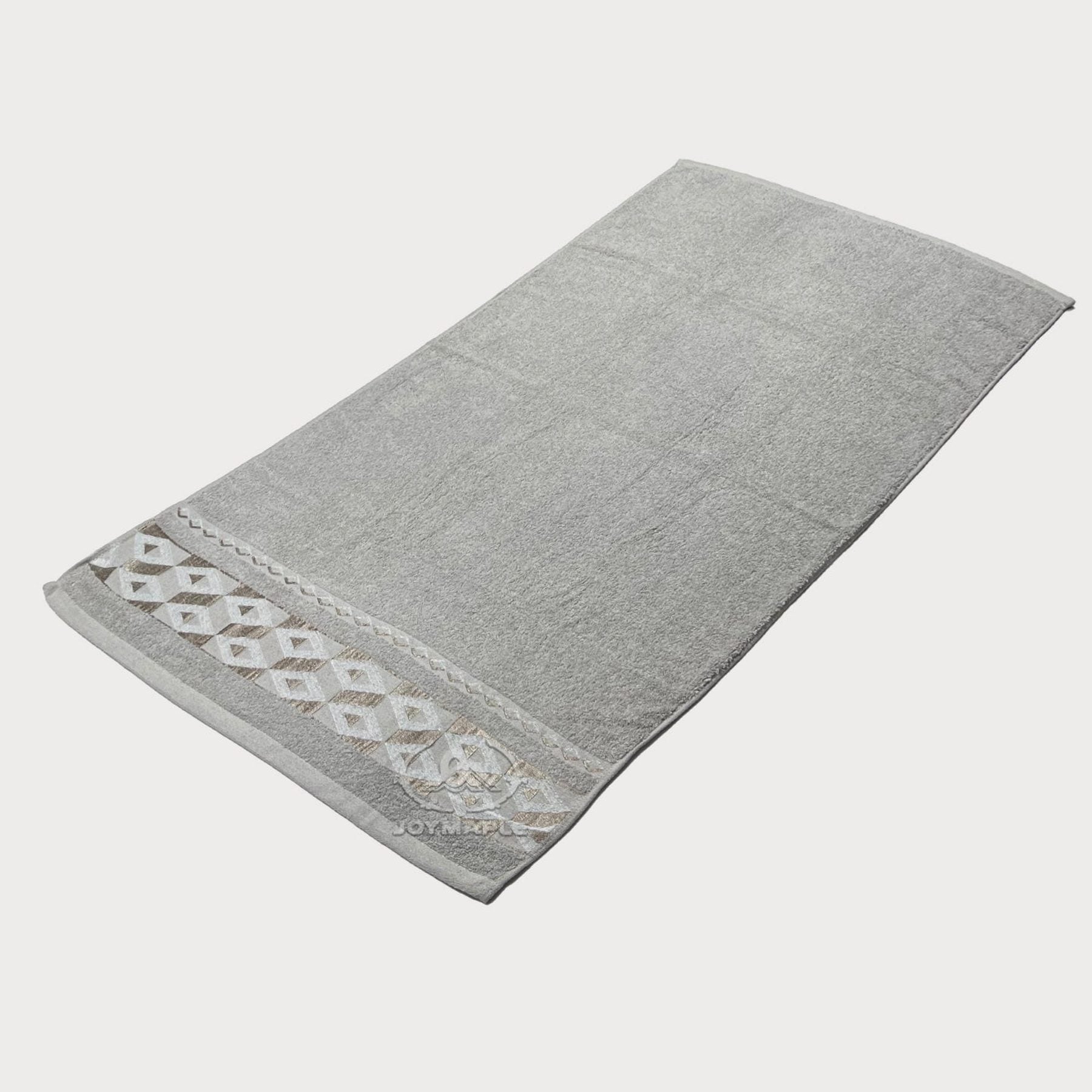 Solid Bath Towel with Dobby Border Single Sides Manufacturer