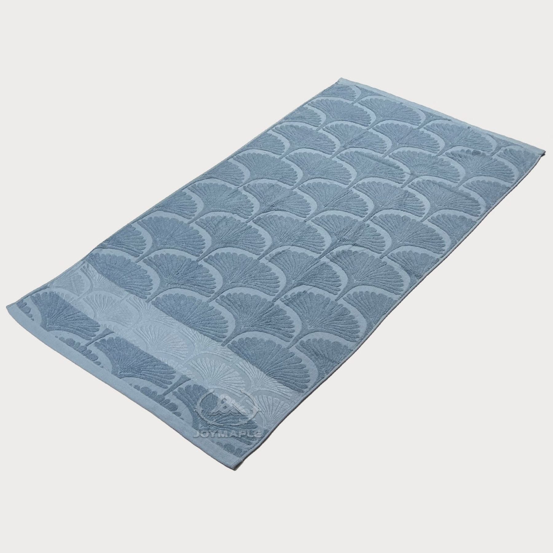 Solid Bath Towels with Jacquard Design Wholesale