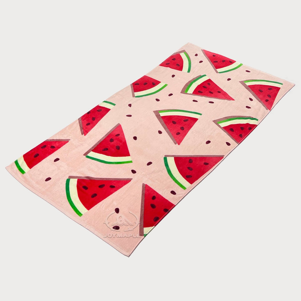 Custom Watermelon Printed Summer Beach Towel