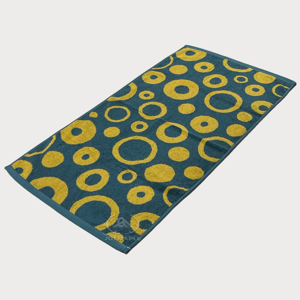 Wholesale Solid Circle Jacquard Design Bath Towels