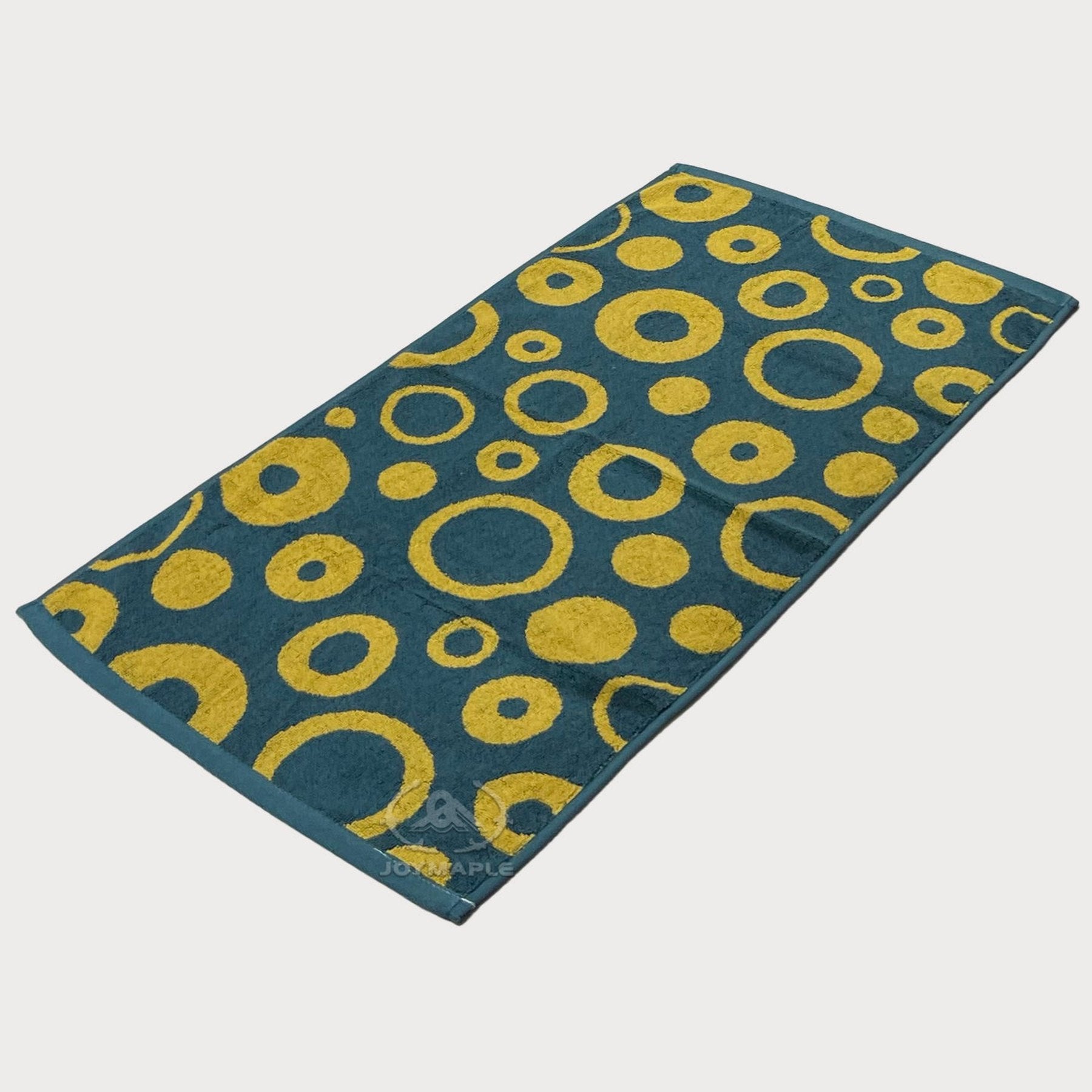 Wholesale Solid Circle Jacquard Design Bath Towels