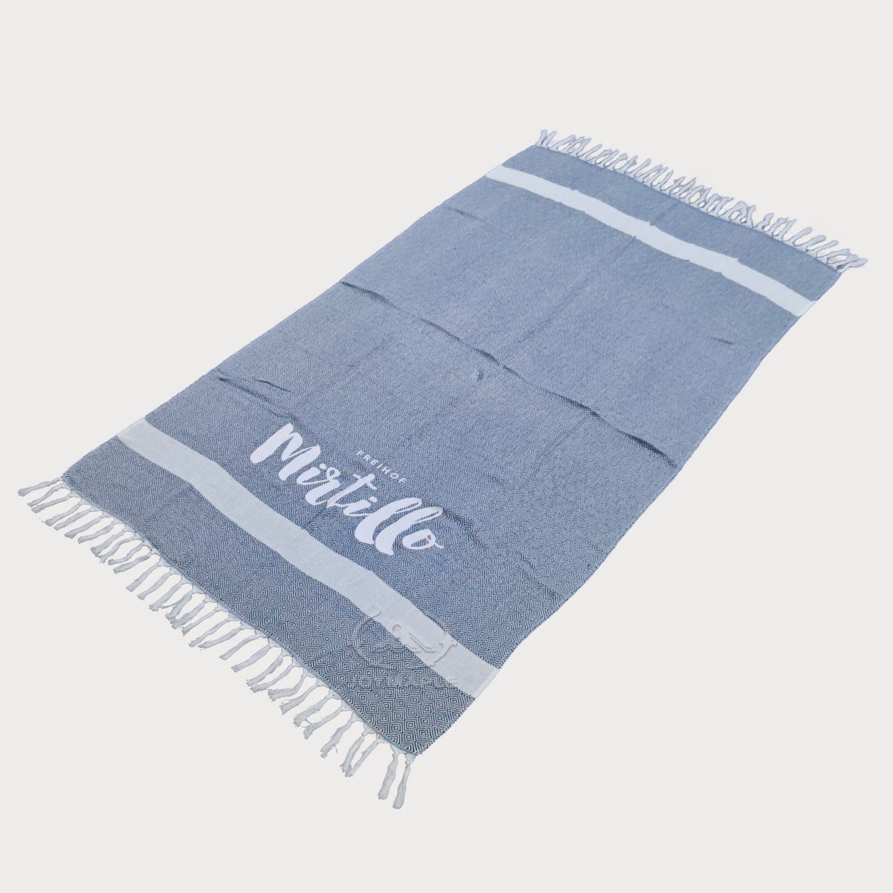 Geometric Design Turkish Beach Towels with Logo