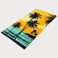Custom ‌Coconut Palm Print Beach Towel