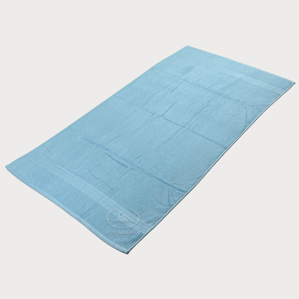 Wholesale Solid Bath Towels with Border Single Sides