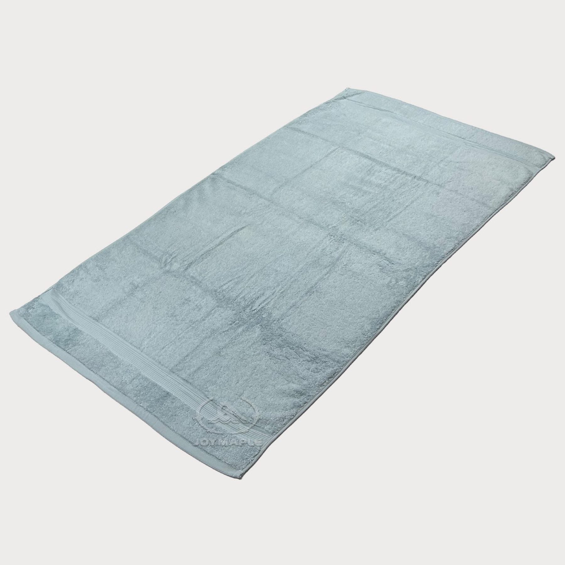 Wholesale Solid Bath Towels with Border Single Sides