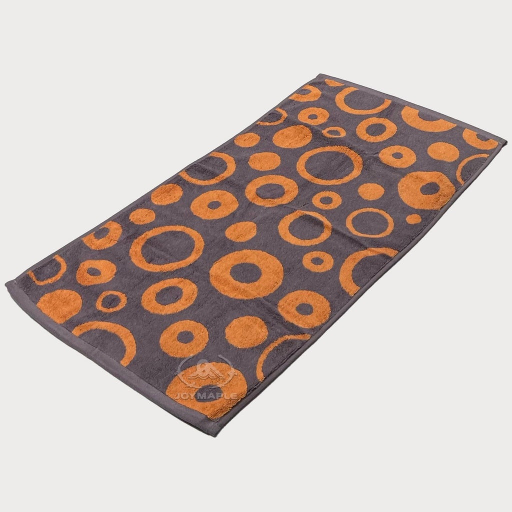 Wholesale Solid Circle Jacquard Design Bath Towels