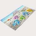 Customized Slipper Design Printing Beach Towel