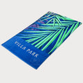 Custom Beach Towel with Palm Leaf Print Design