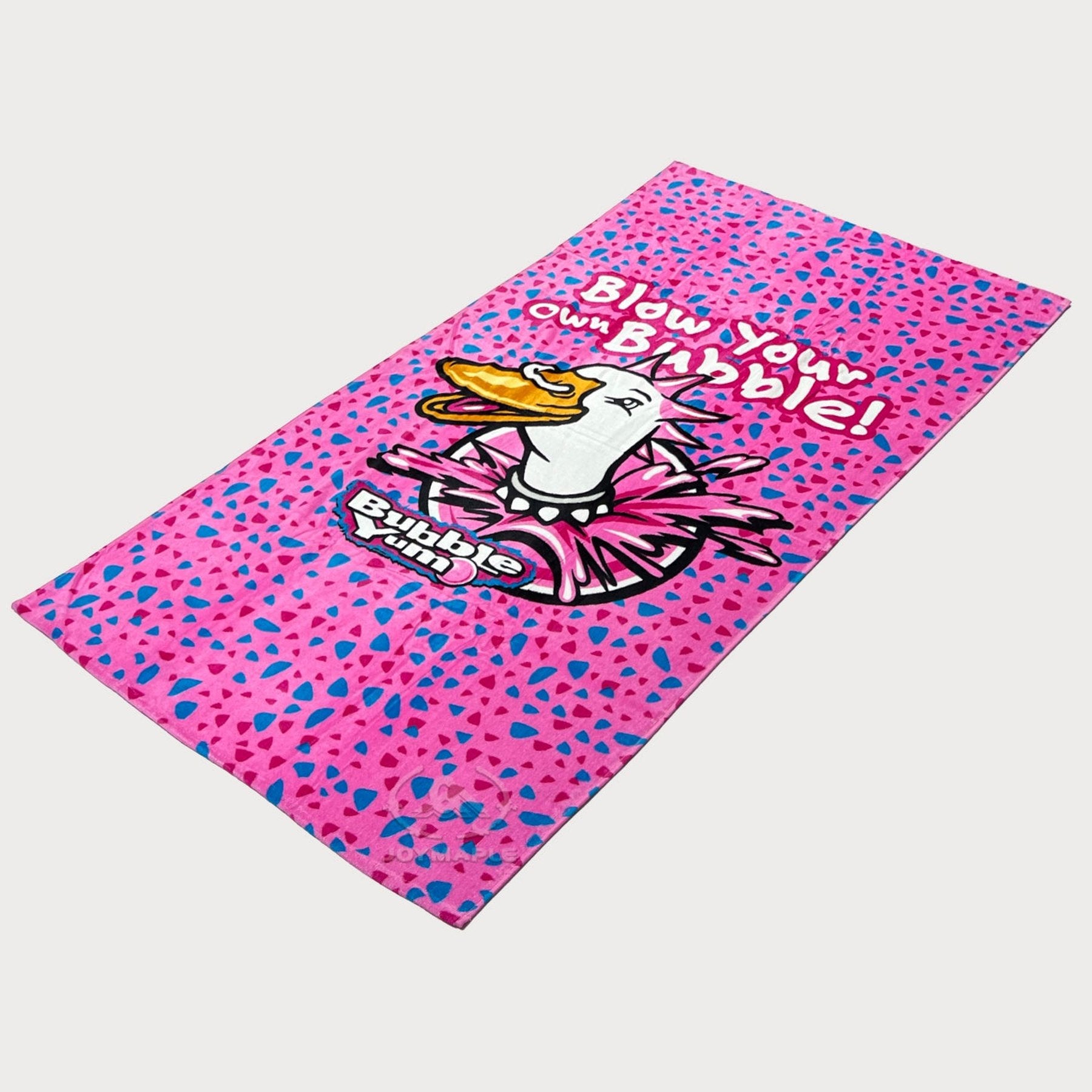 Custom Pink Animal Print Cotton Beach Towel