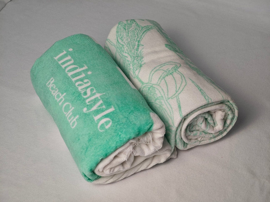 100% Cotton Beach Towels with Fringes Tassel