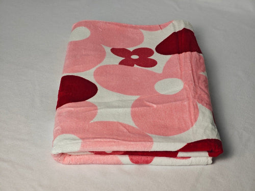 Custom Floral Print Cotton Beach Towel