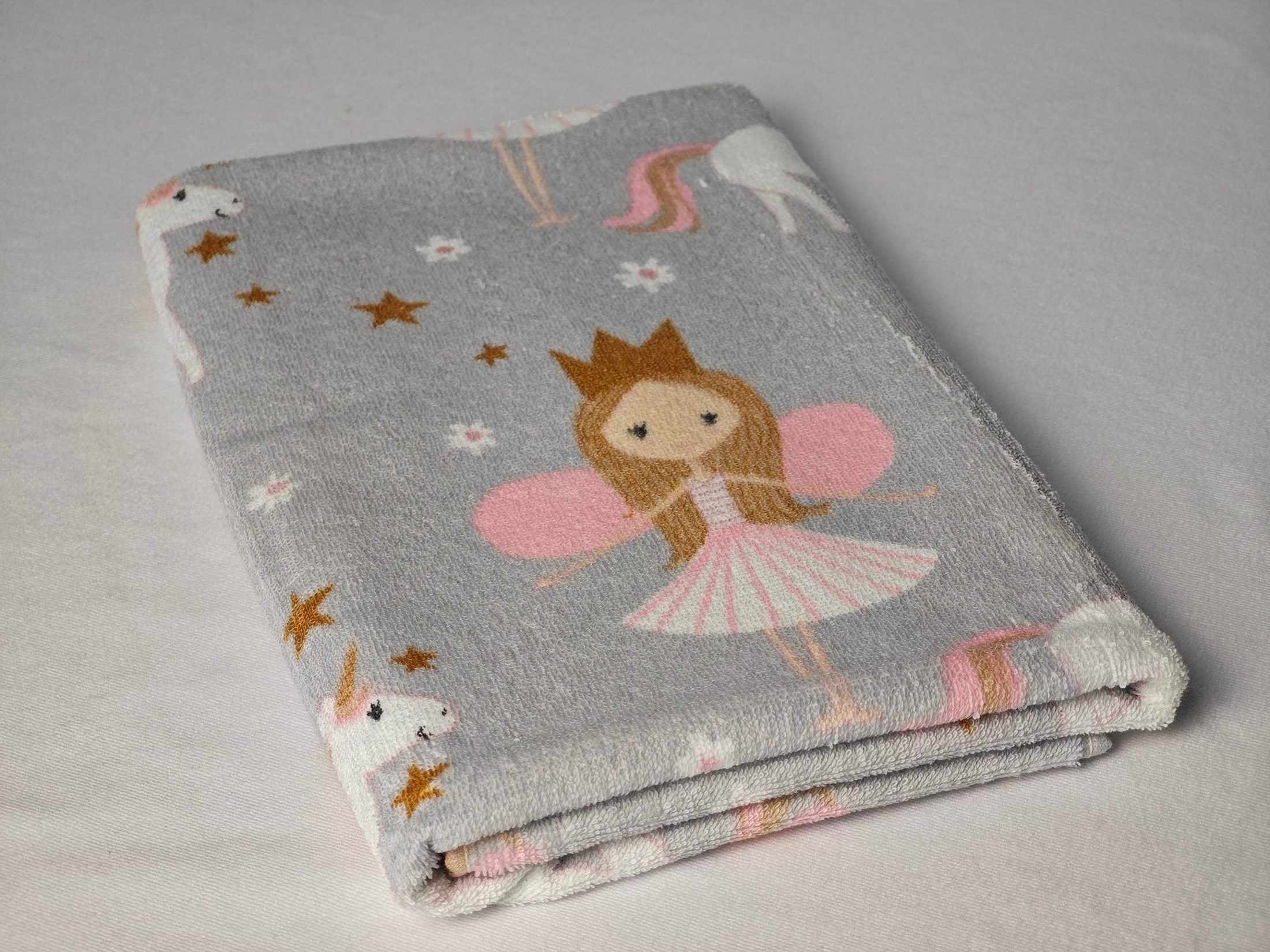 Custom Kids Beach Towel Cartoon Design