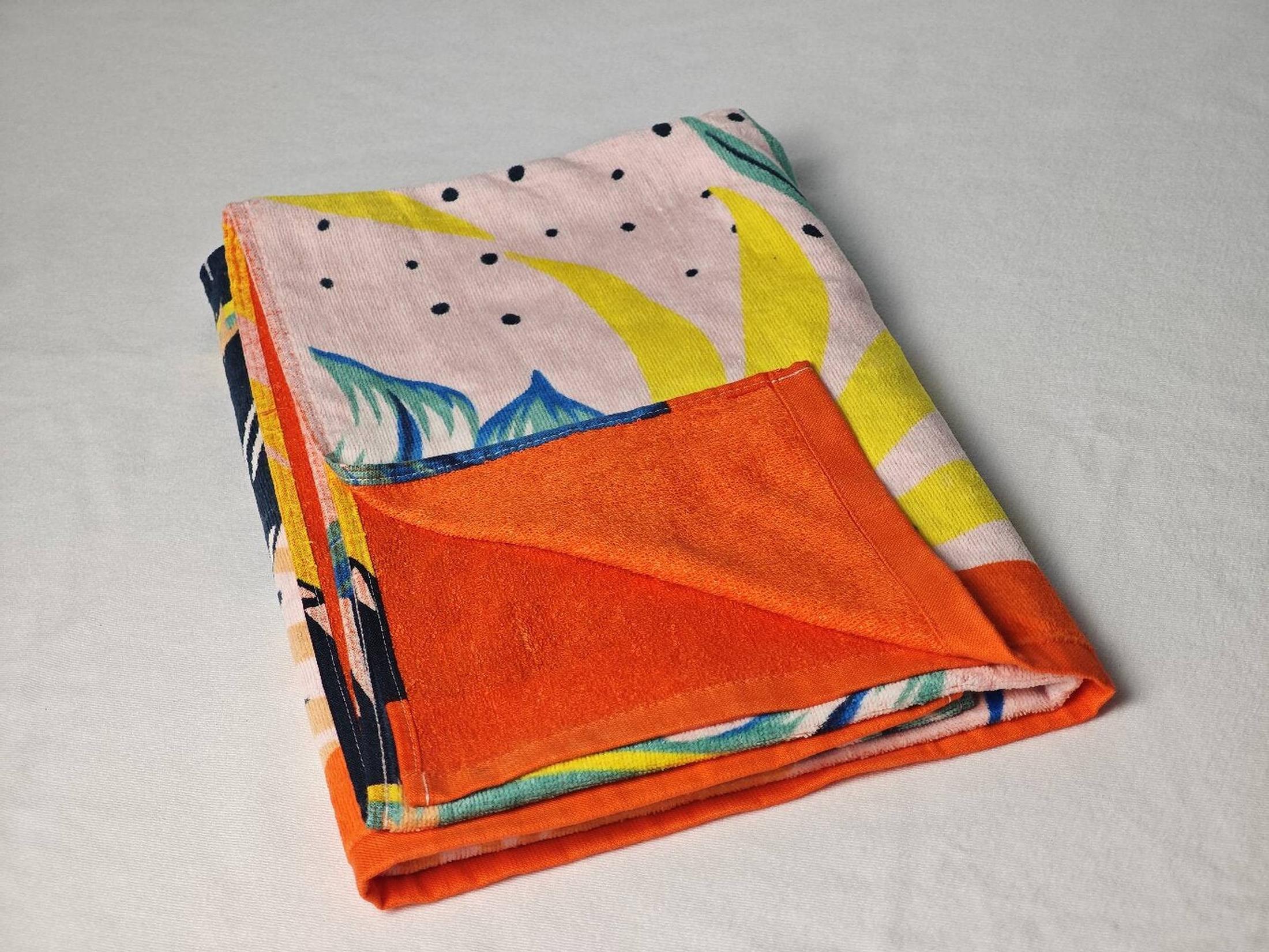 Custom Double Sided Print Cotton Beach Towels