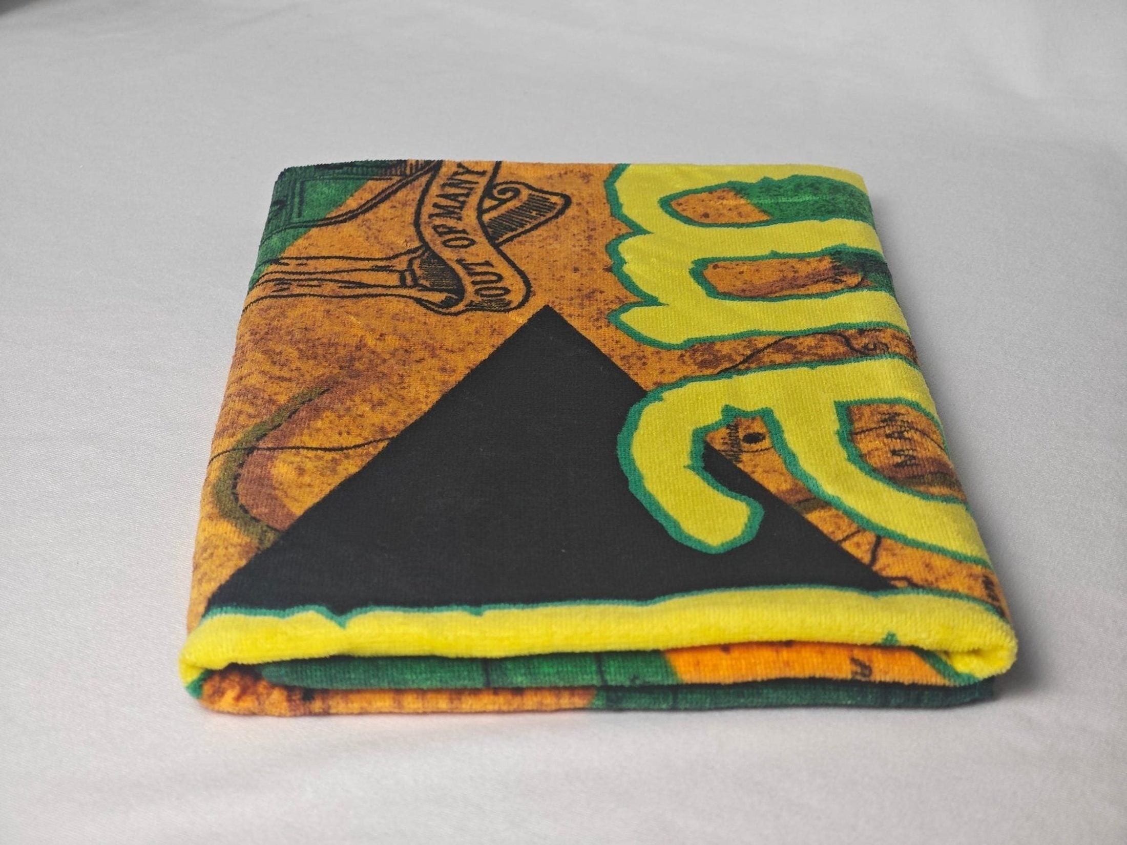 Wholesale Personalized Map Print Cotton Beach Towel