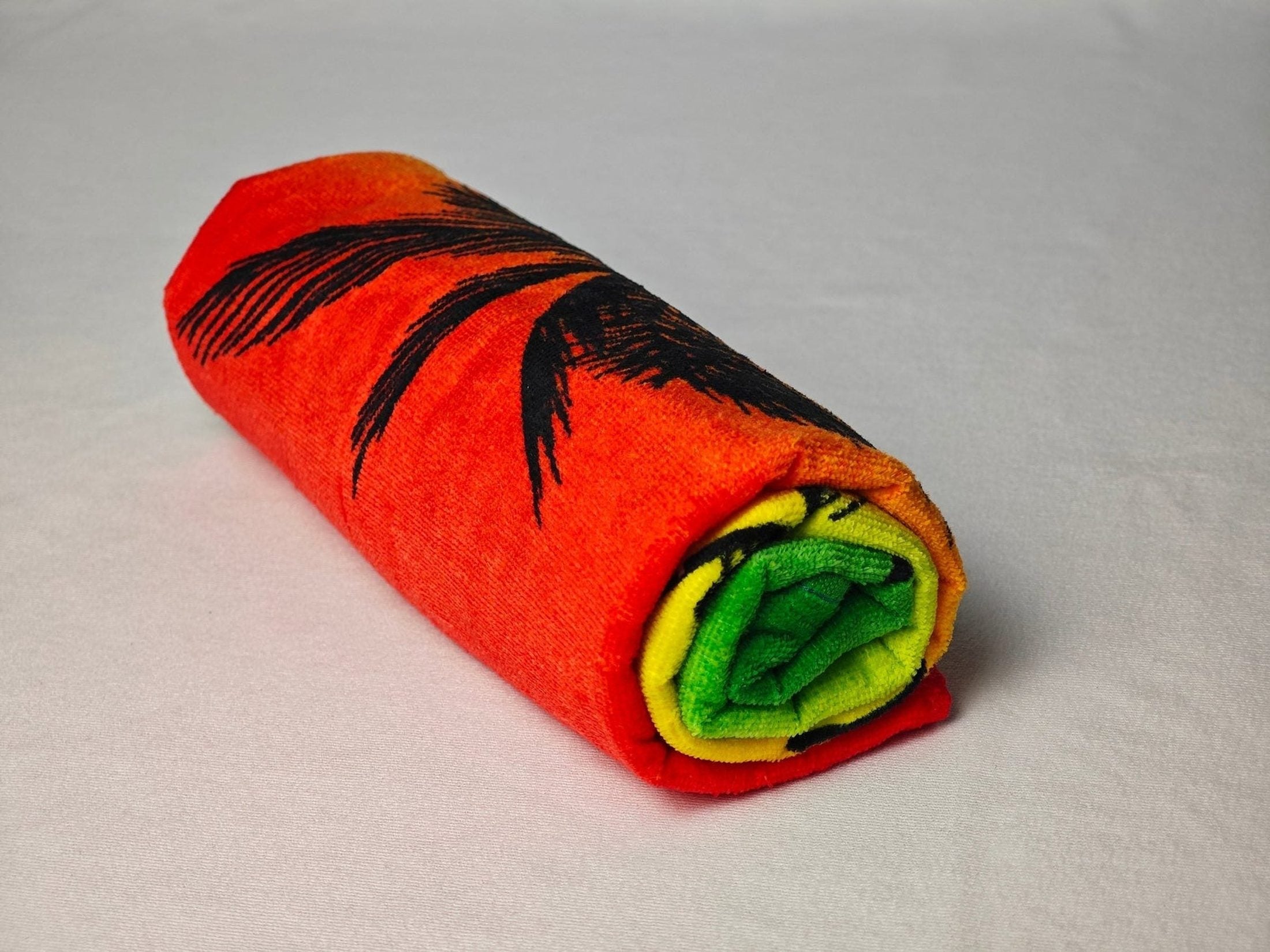 Wholesale Vibrant Coconut Palm Print Beach Towel