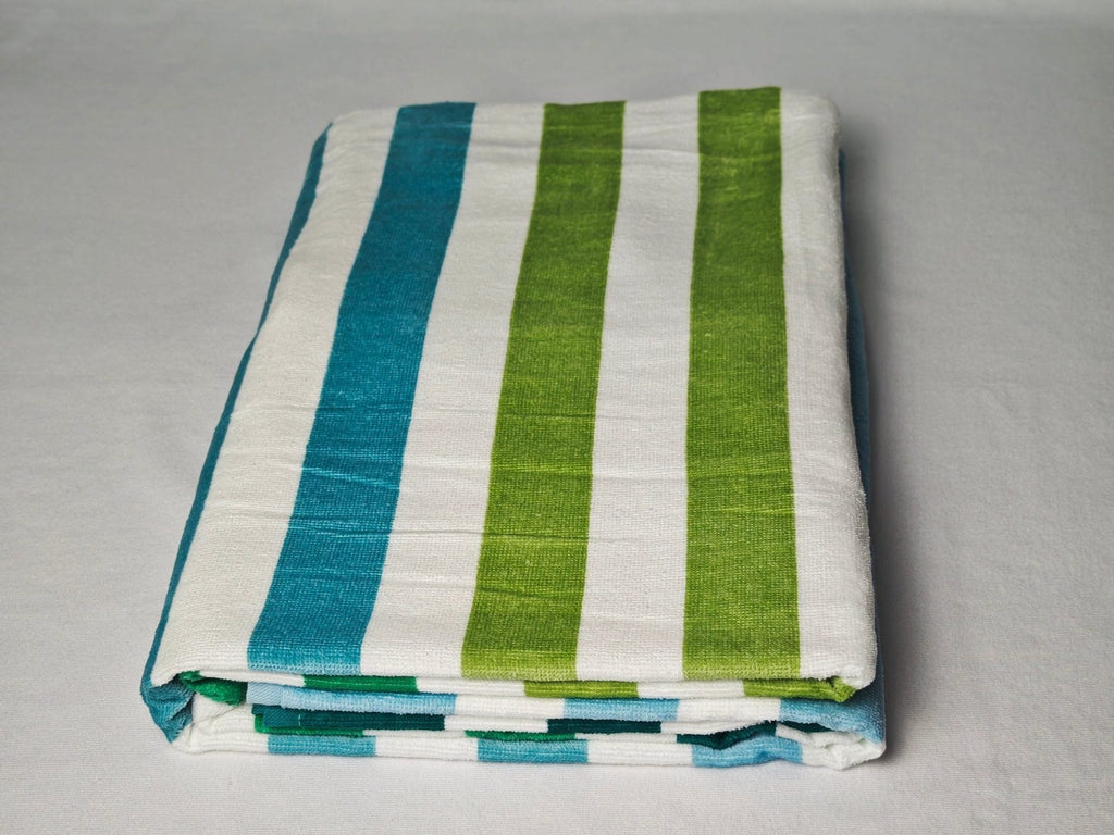 Custom Towels Oversized Striped Beach Towel