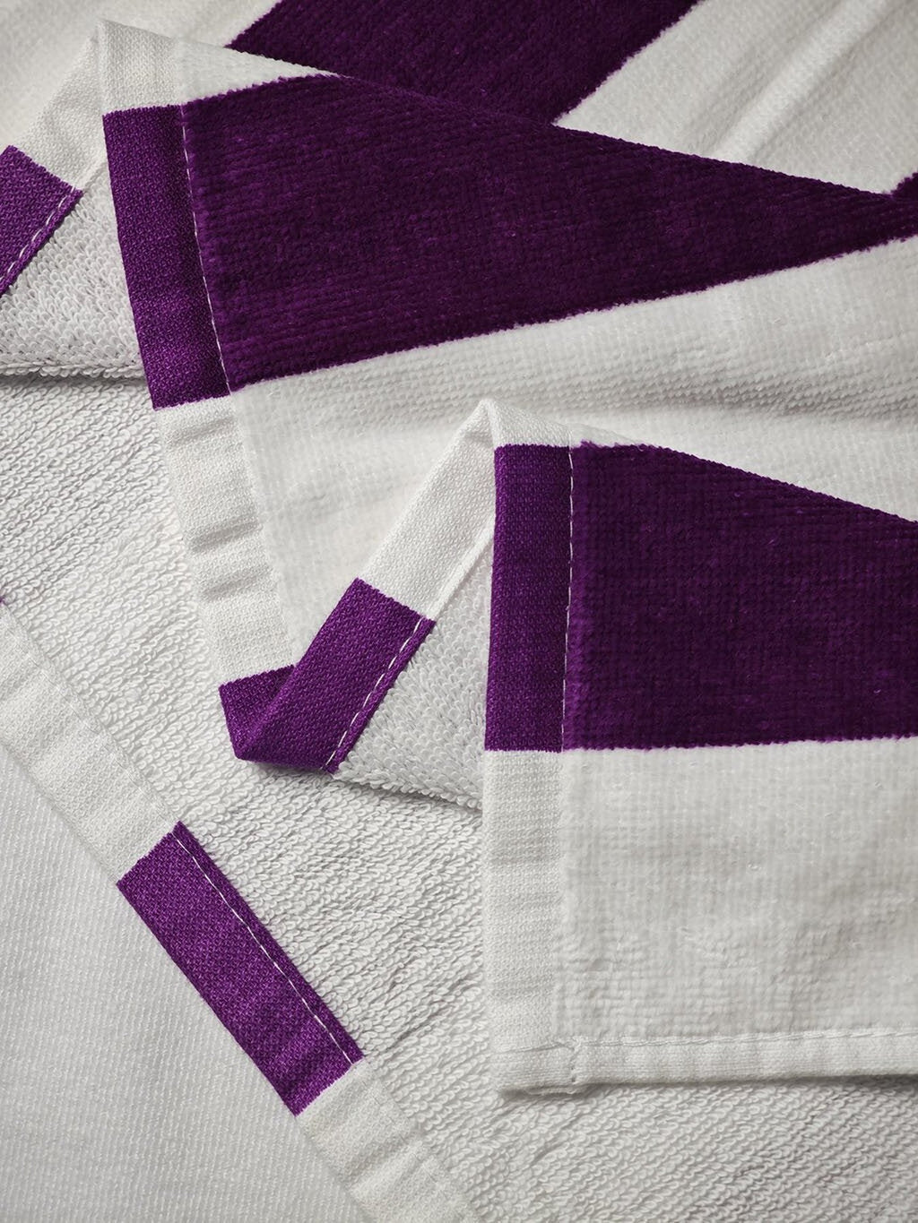 Custom Color Stripes Cotton Beach Towel
