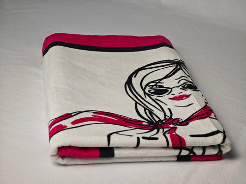 Custom Cotton Beach Towel Stylish Print