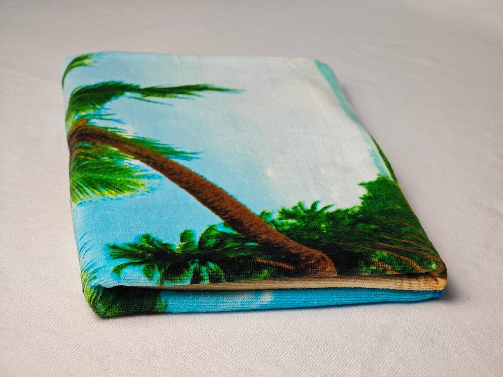 Coconut Palm Print Beach Towels Wholesale