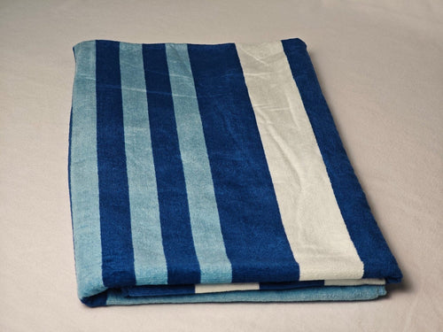 Custom Reactive Printed Striped Beach Towel