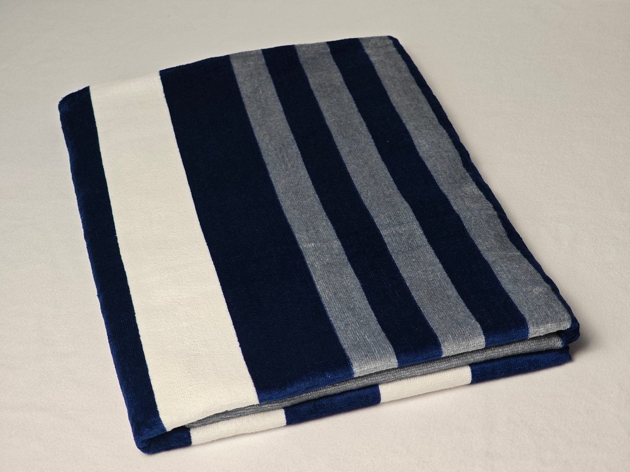 Personalized Reactive Printed Striped Beach Towel