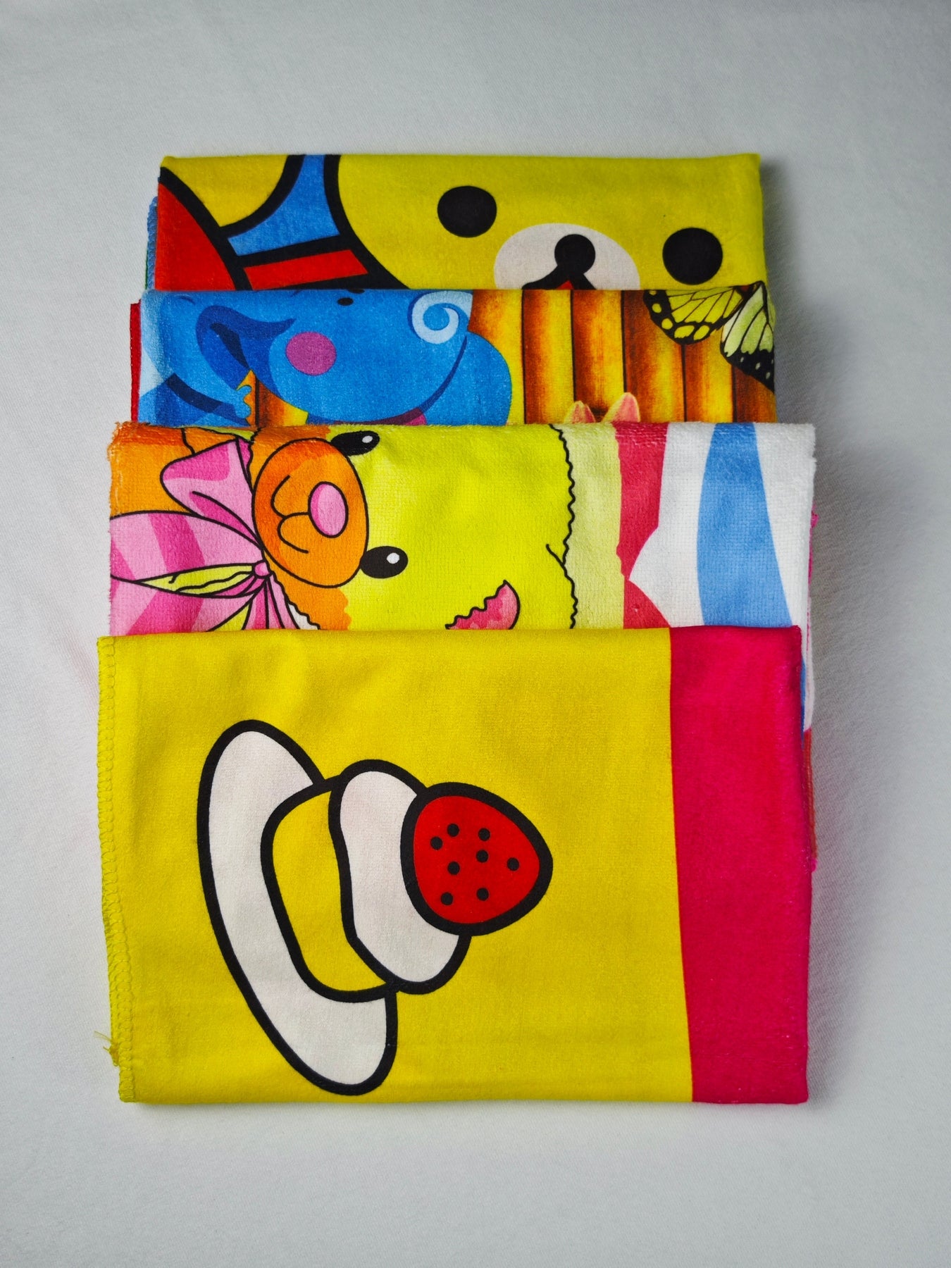 Microfiber Kids Animal Print Beach Towel