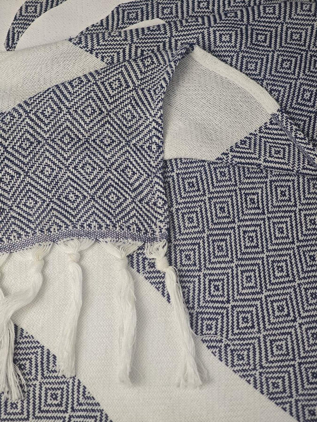 Geometric Design Turkish Beach Towels with Logo