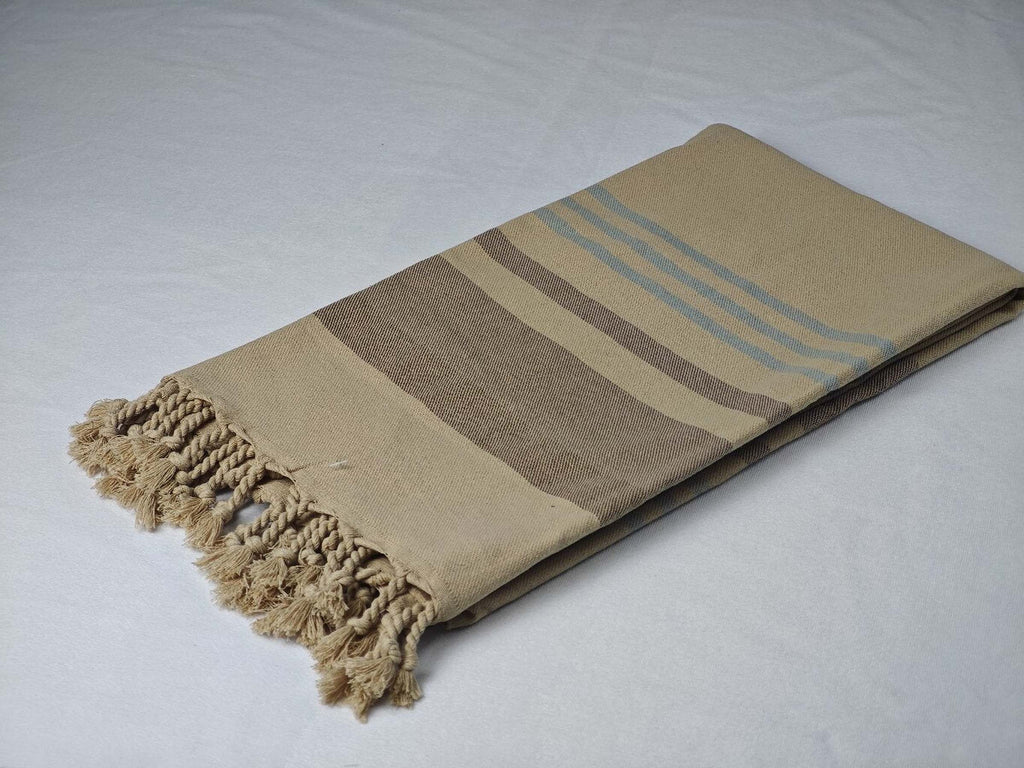 Personalized Striped Turkish Beach Towel