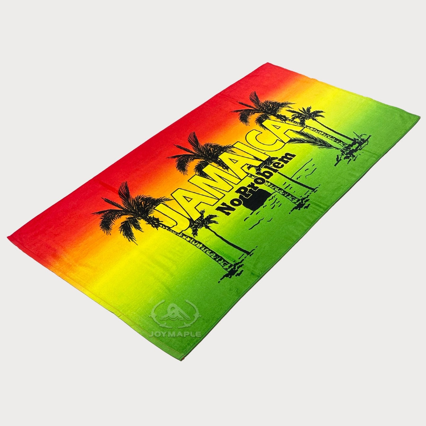 Wholesale Vibrant Coconut Palm Print Beach Towel