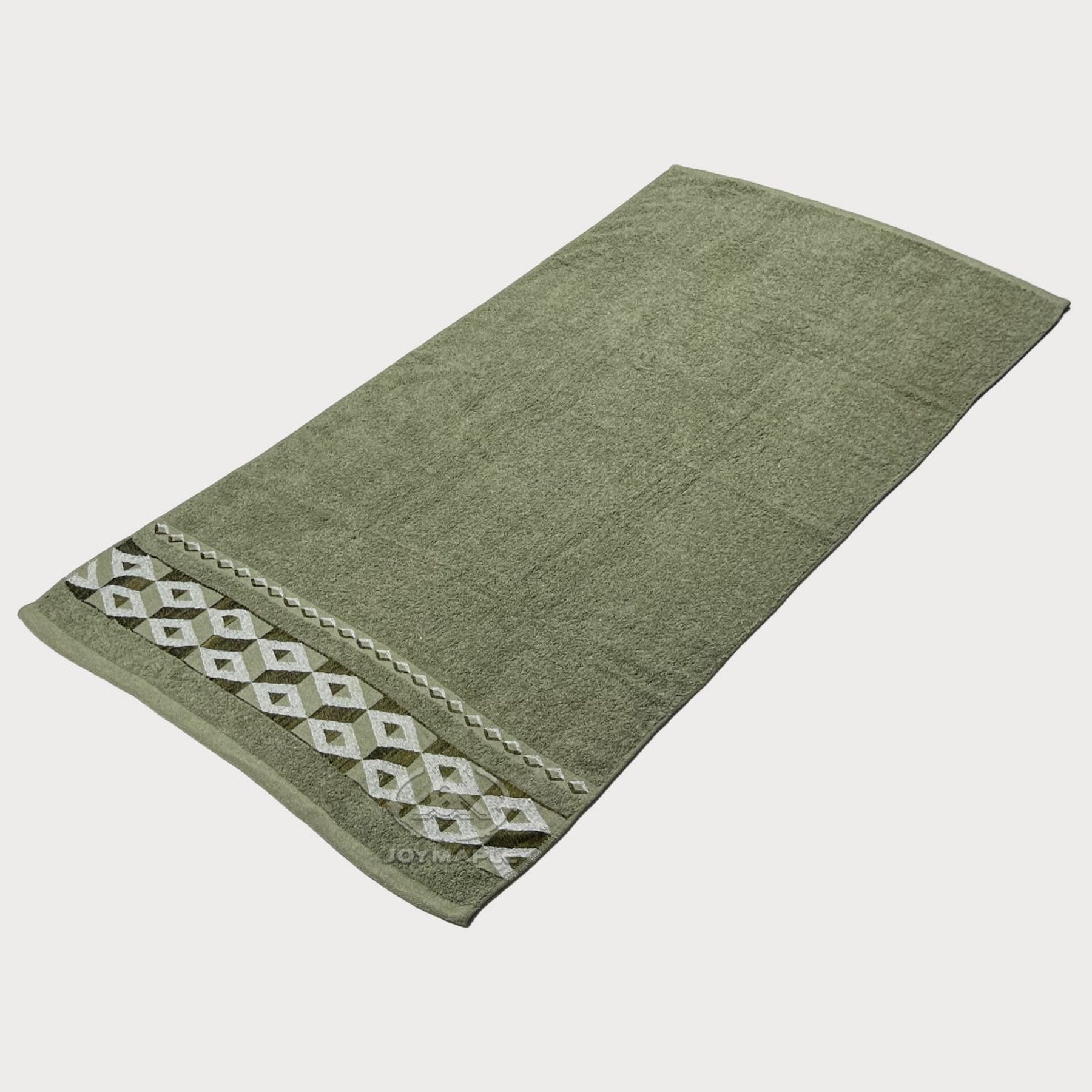 Solid Bath Towel with Dobby Border Single Sides Manufacturer