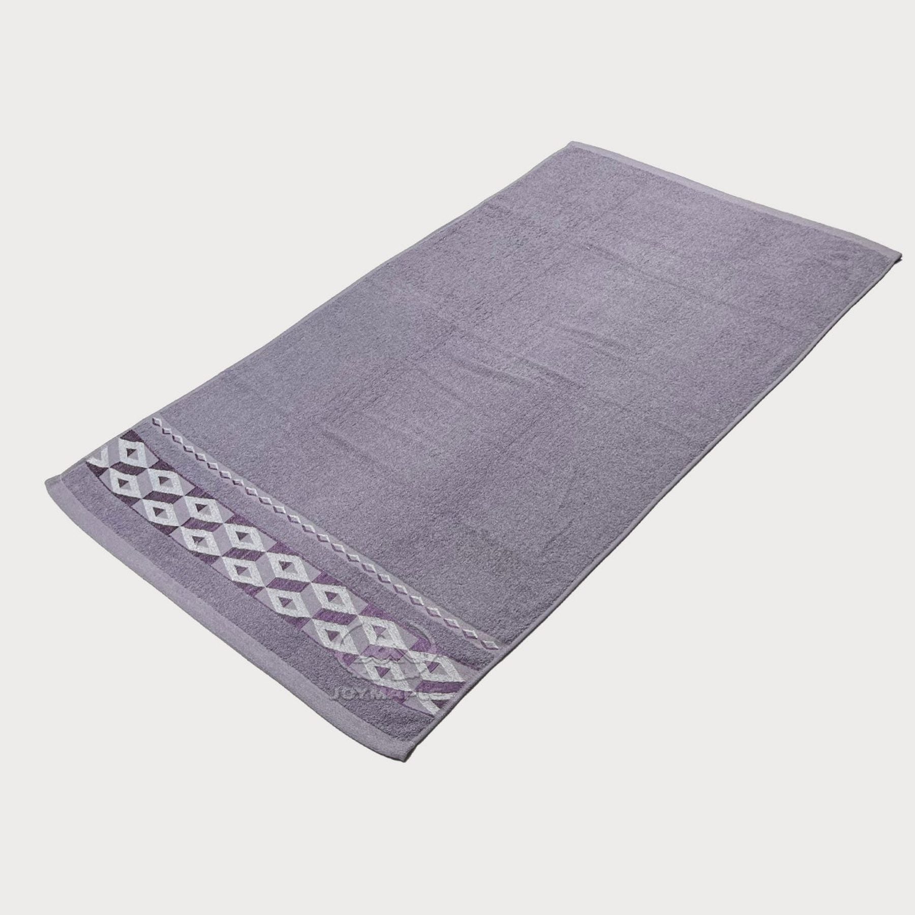 Solid Bath Towel with Dobby Border Single Sides Manufacturer