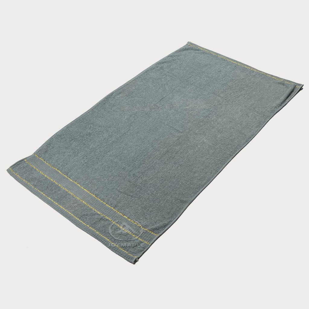 Custom Bath Towels with Colorful Border Single Sides