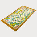 Personalized Map Print Beach Towel
