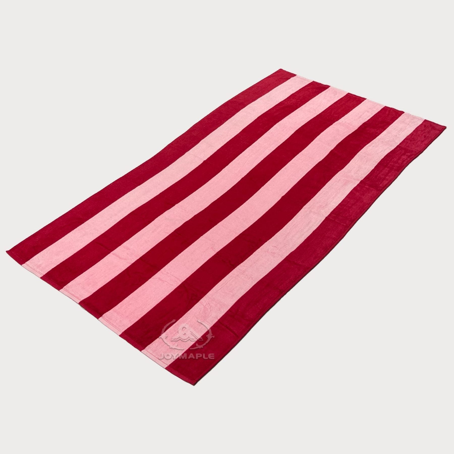 Custom Stripes Cotton Beach Towels Reactive Printed